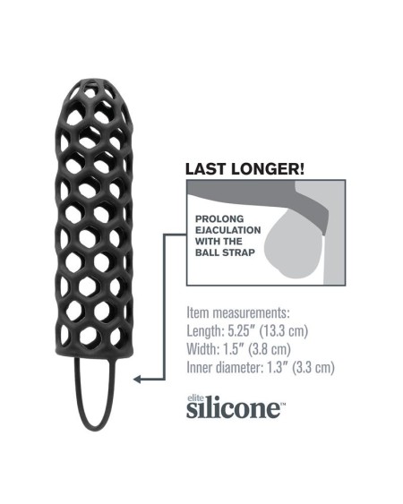 fantasy x-tensions silicone warrior cock cage-bla