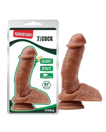 dildo dual density fashion dude 18.5 x 4.3 cm latin