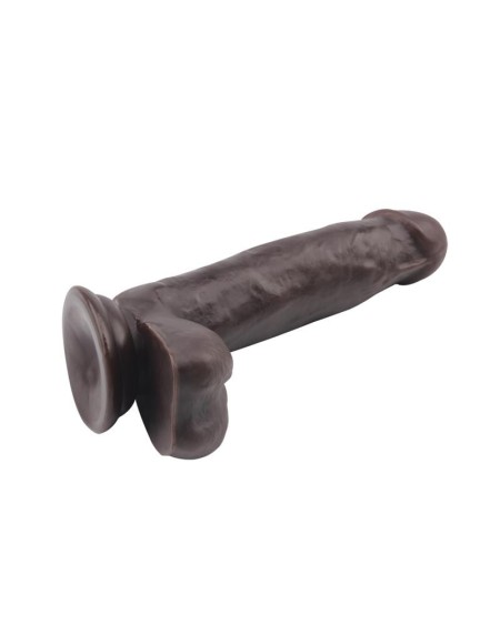 dildo dual density fashion dude 17.8 x 4 cm brown