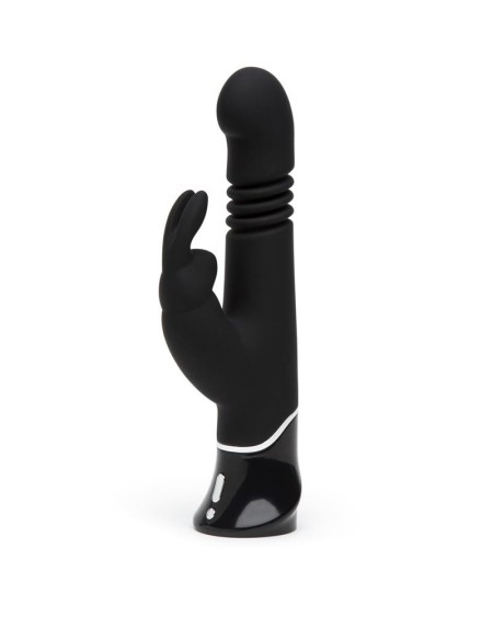 greedy girl rechargeable thrusting g-spot rabbit v