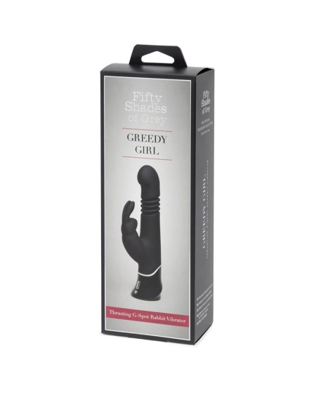 greedy girl rechargeable thrusting g-spot rabbit v