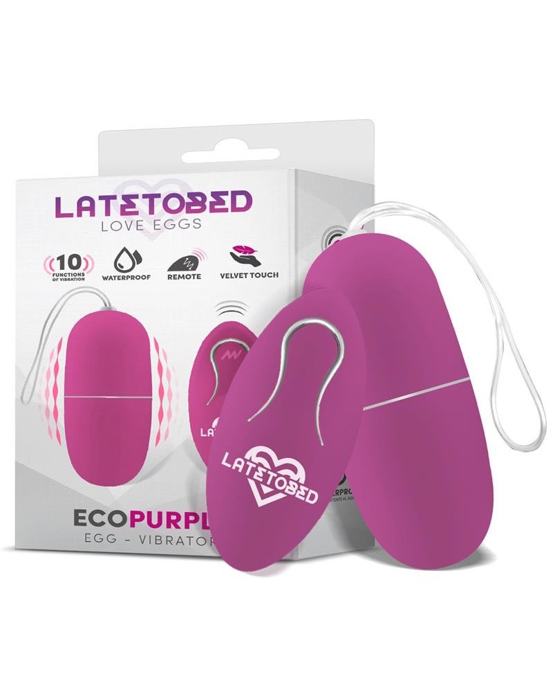 ecopurple vibrant egg with remote control
