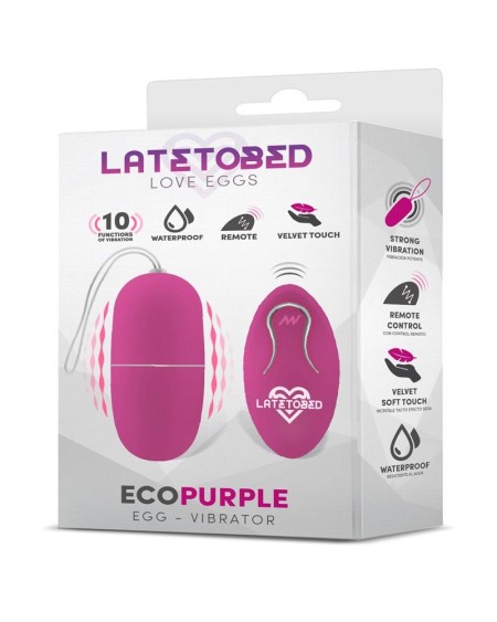 ecopurple vibrant egg with remote control