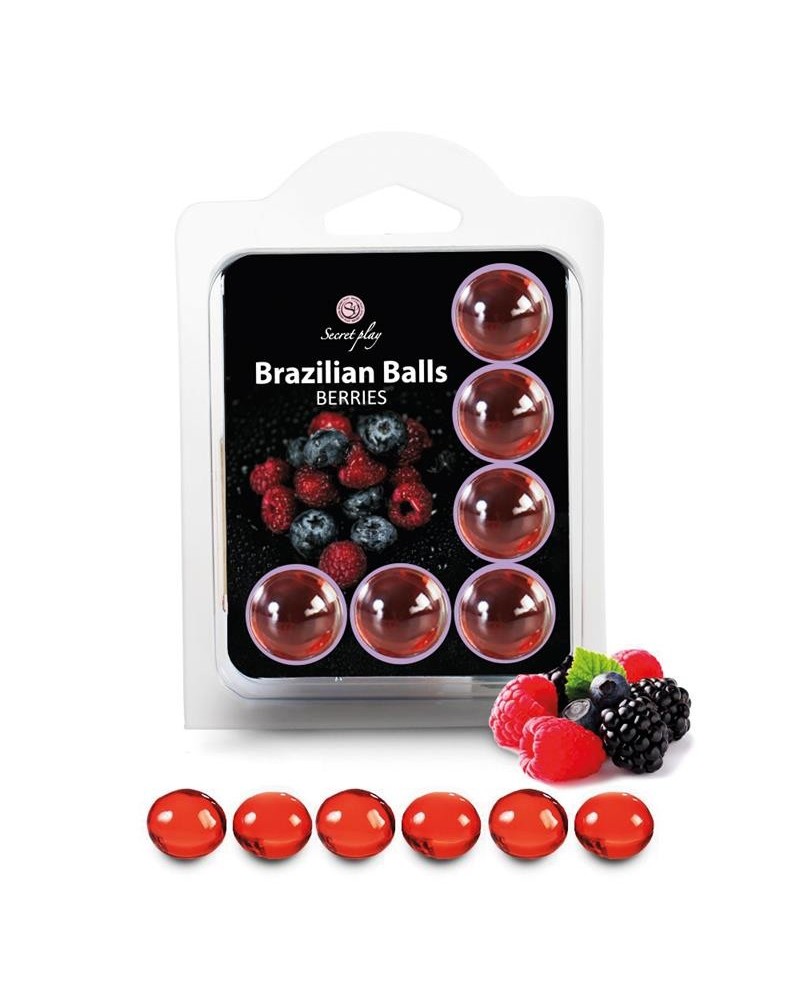 brazilian balls set 6 berries