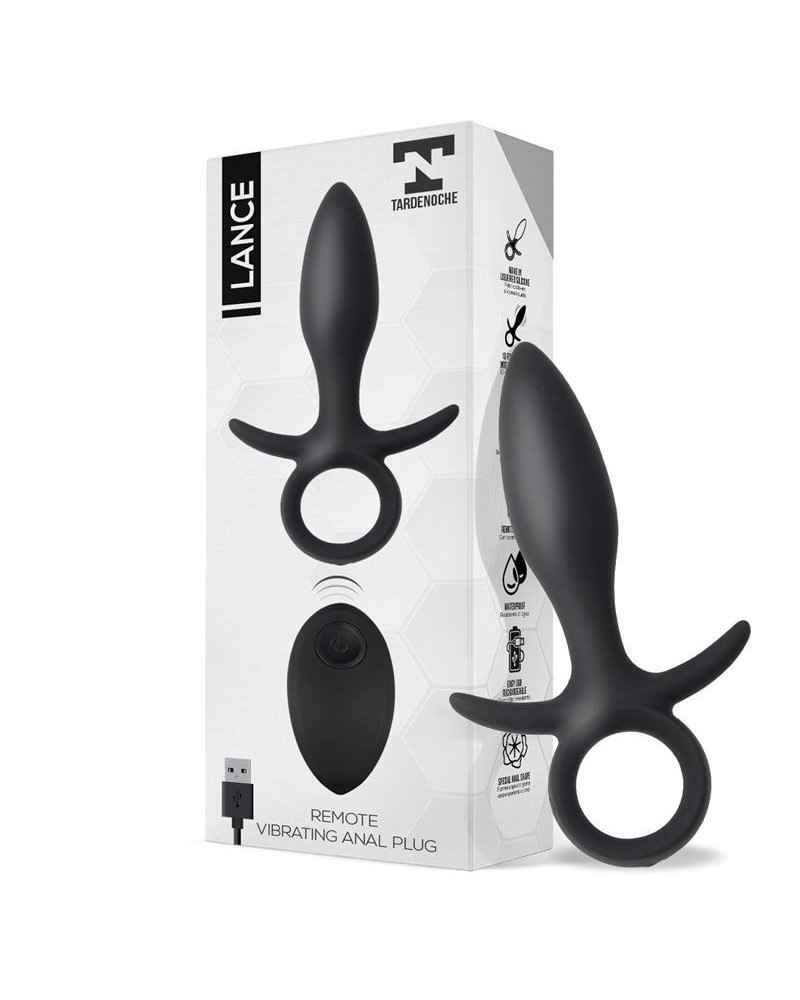 lance anal plug remote control liquified silicone usb
