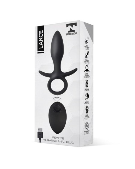 lance anal plug remote control liquified silicone usb