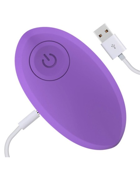 vibrant egg with remote control odise usb silicone violet