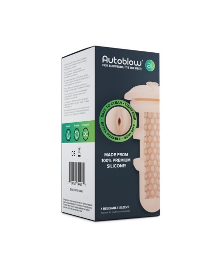 autoblow a.i. silicone vagina sleeve