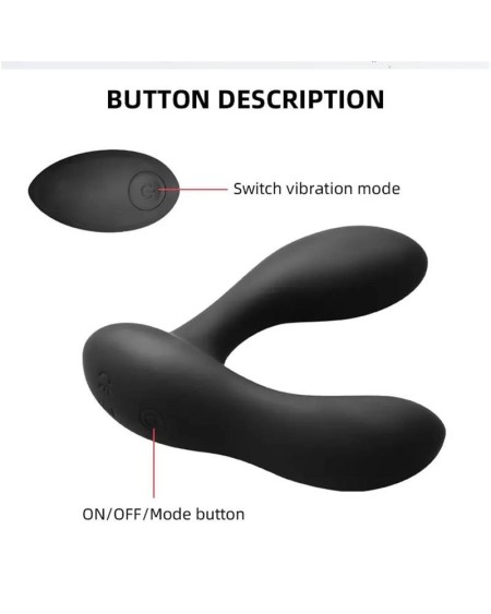 brett prostate massager remote control usb liquid silicone