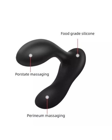 brett prostate massager remote control usb liquid silicone