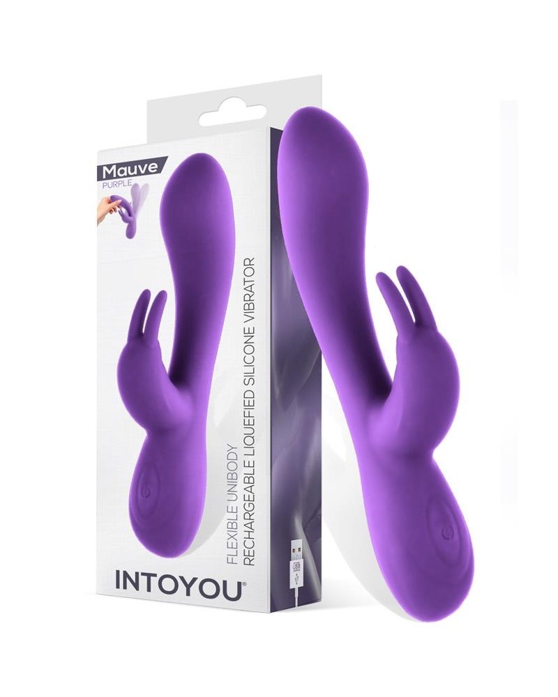 mauve mauve liquefied silicone unibody vibe usb violet