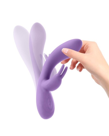 mauve mauve liquefied silicone unibody vibe usb violet