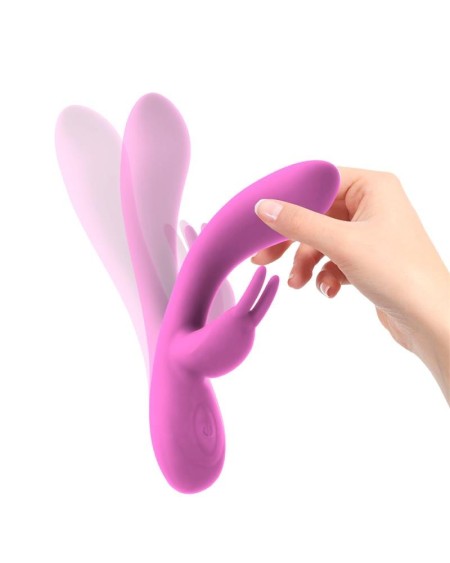 mauve unibody liquefied silicone vibe usb rose