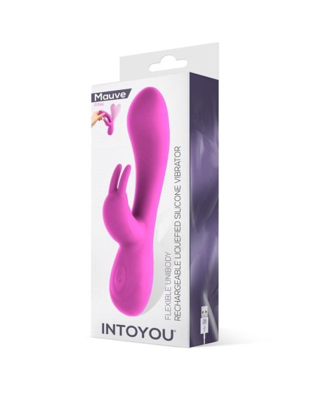 mauve unibody liquefied silicone vibe usb rose