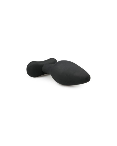 large noir silicone buttplug