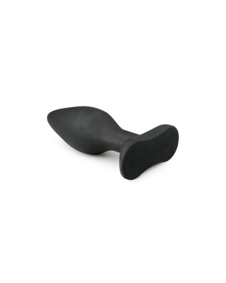 large noir silicone buttplug