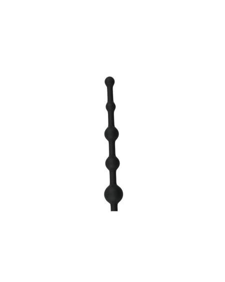 long anal beads noir