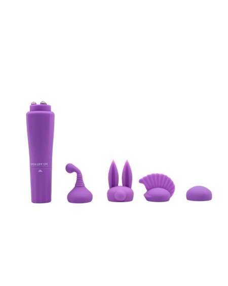 stimulator with 4 heads sweet violet