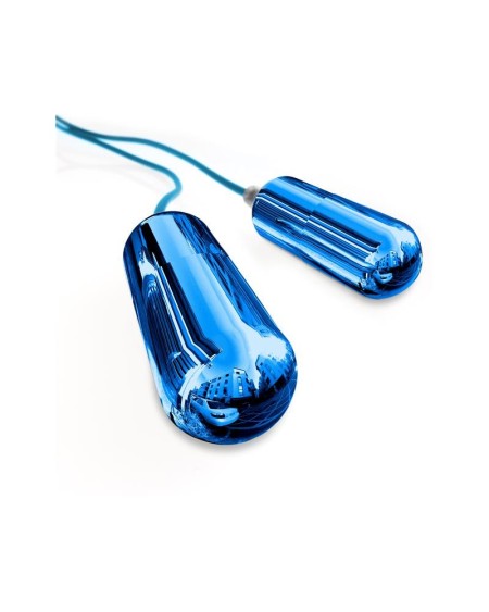 dual vibrant penis sleeve blue and clear