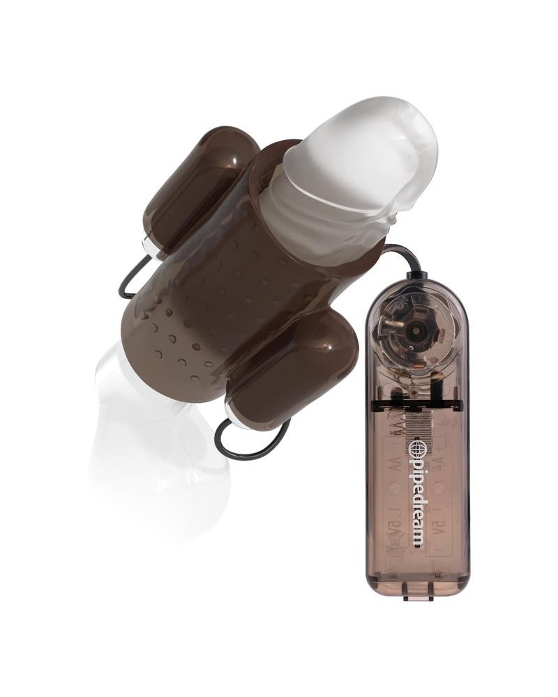 dual vibrant penis sleeve smoked