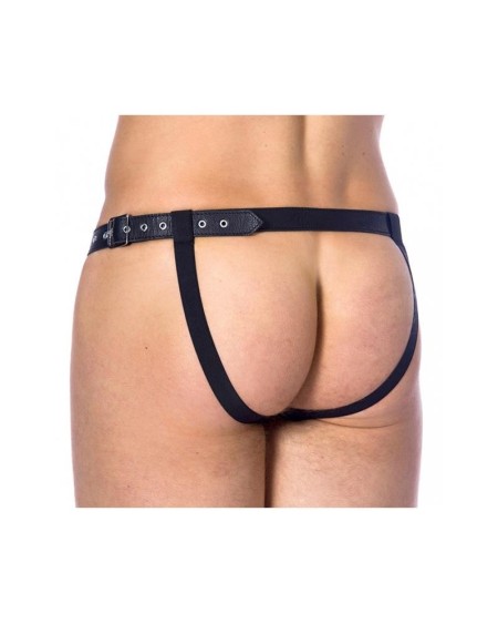 leather adjustable briefs one size