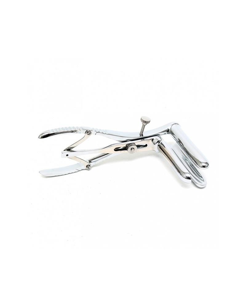anal speculum with 3 spoons chrome silver
