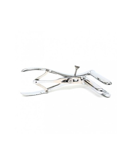 anal speculum with 3 spoons chrome silver