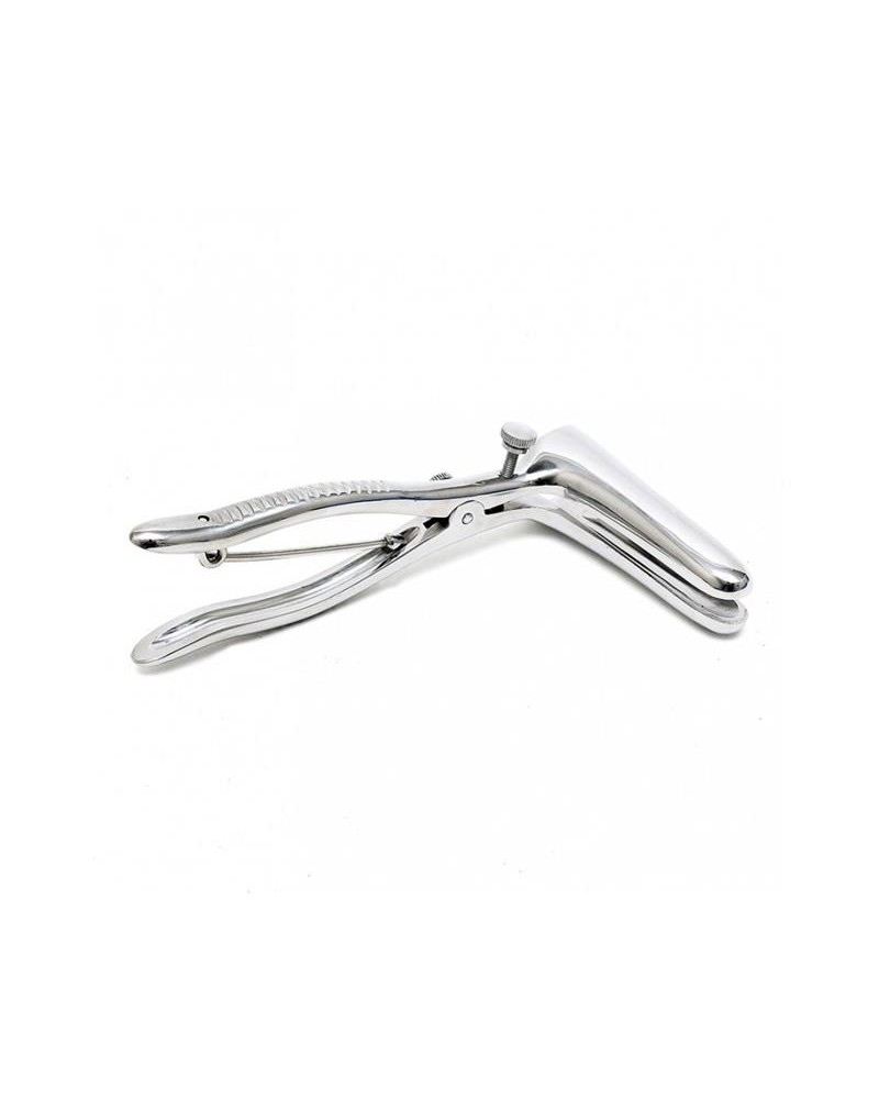 anal speculum with 2 spoons chrome-silver