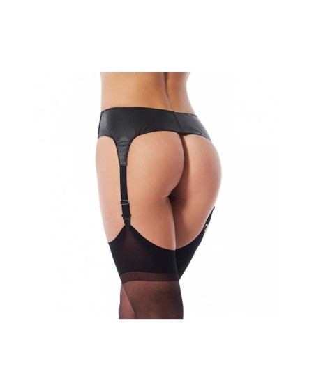 leather suspenderbelt adjustable