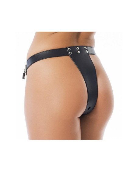 chastity briefs with anal plug