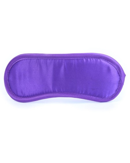 satin blindfold violet