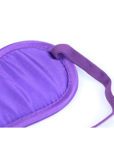 satin blindfold violet