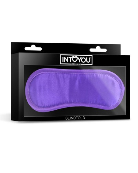 satin blindfold violet