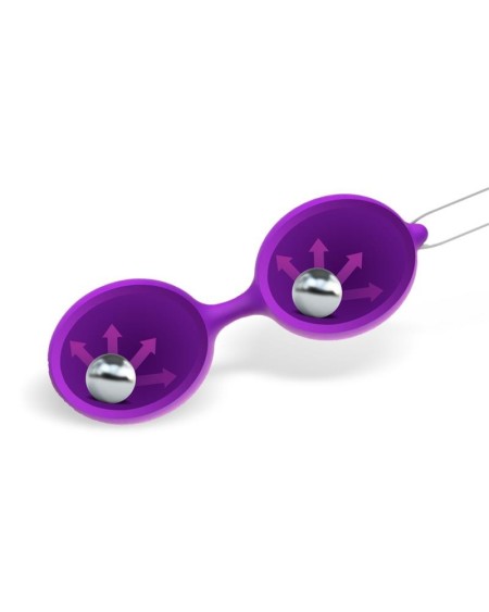 misha double kegel balls silicone violet