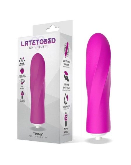 trimy easy quick vibrant bullet silicone rose