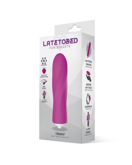 trimy easy quick vibrant bullet silicone rose