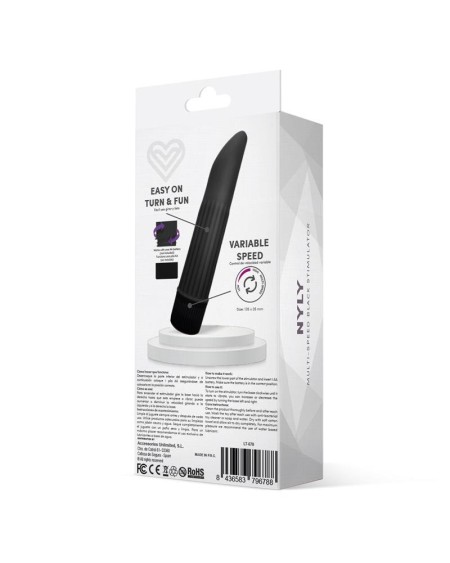 nyly multi-speed stimulator noir