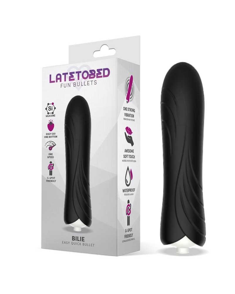 bilie easy quick vibrant bullet silicone noir