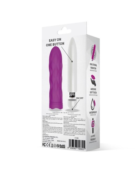 jibbys easy quick vibrant bullet silicone violet
