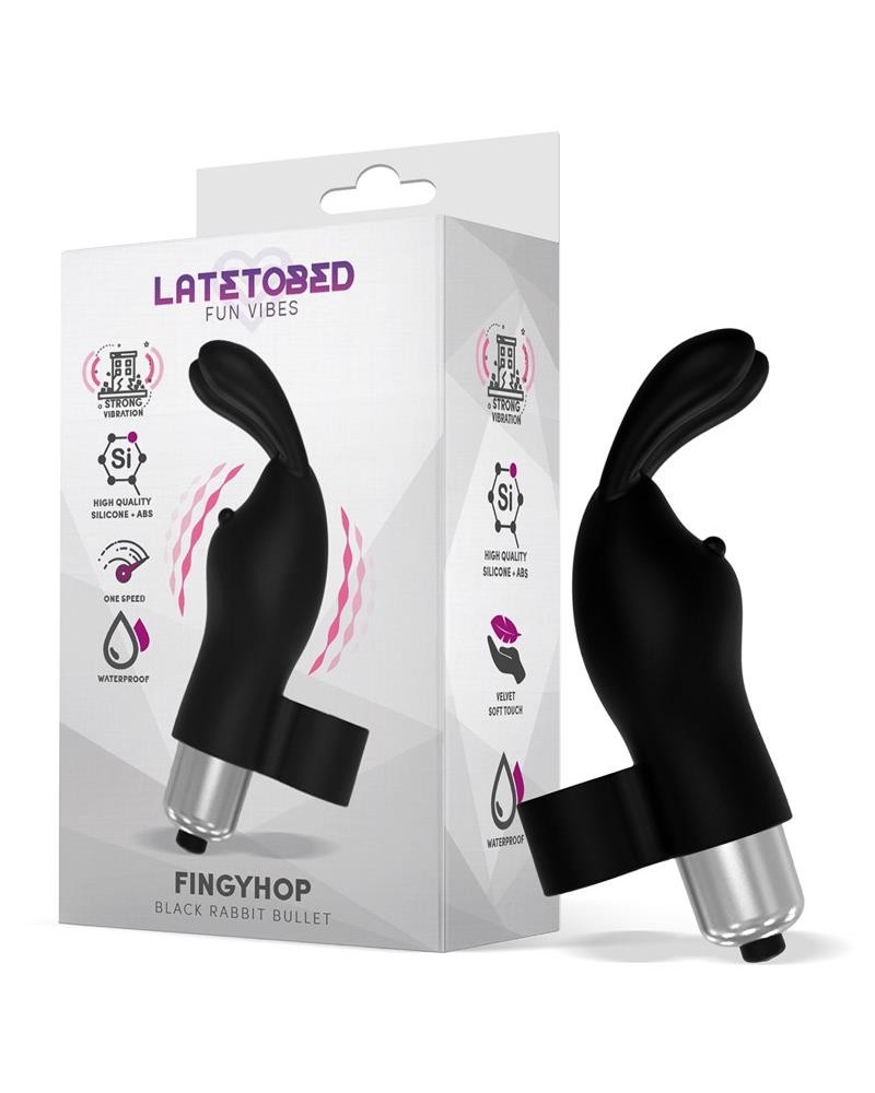 fingyhop vibrant bullet with rabbit noir