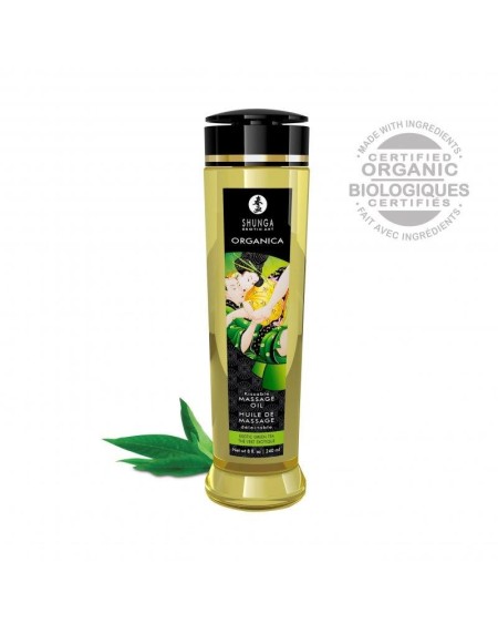 organic massage oil green tee 240 ml