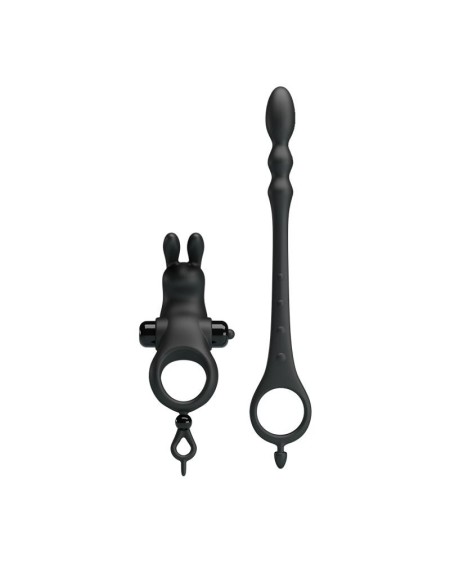 vibrant ring with desmontable anal chain