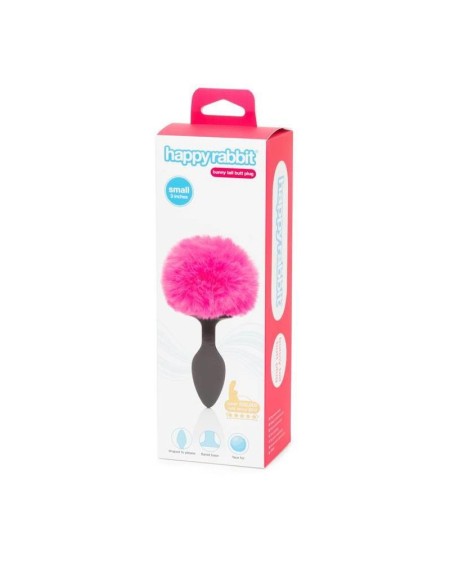 butt plug with rose fur tail petit