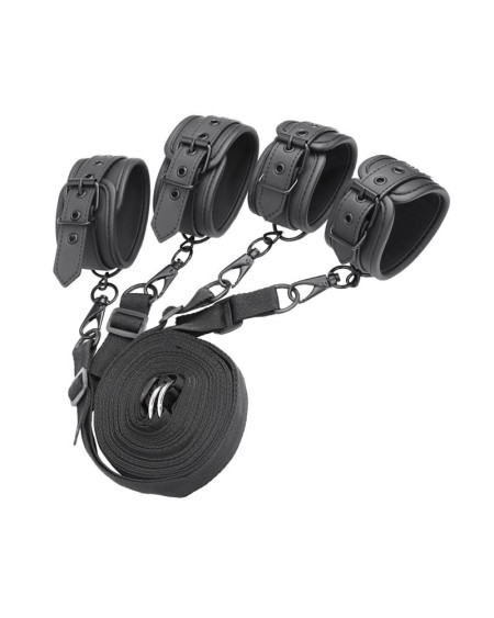 bed restraints set vegan leather