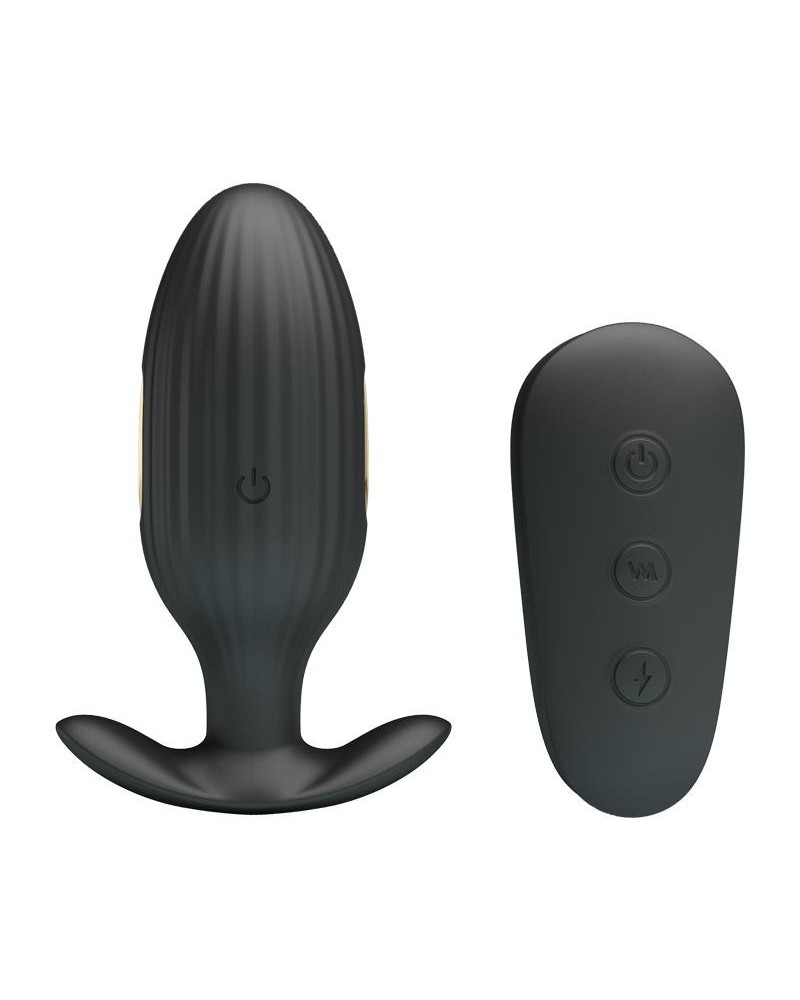 royal pleasure butt plug with electro stimulation usb