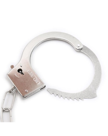 furry metal handcuffs red