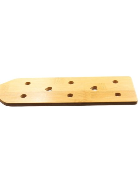 bamboo paddle with hearts 33 cm