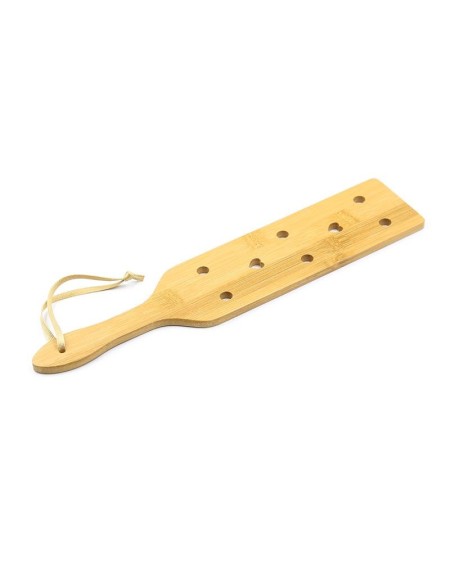 bamboo paddle with hearts 33 cm