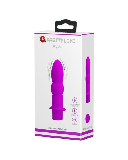 wyatt butt plug 10 vibrant functions rose