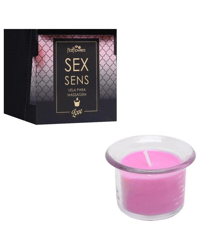 scented massage candle love
